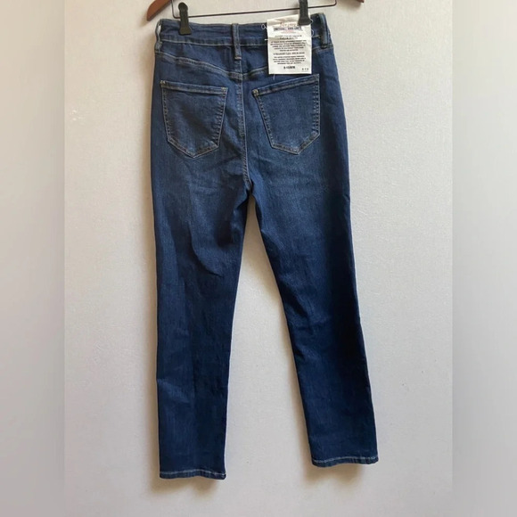 NWT Suko jeans Limitless Stretch Denim High Waist Straight Leg Denim Jean Sz M - Picture 2 of 12